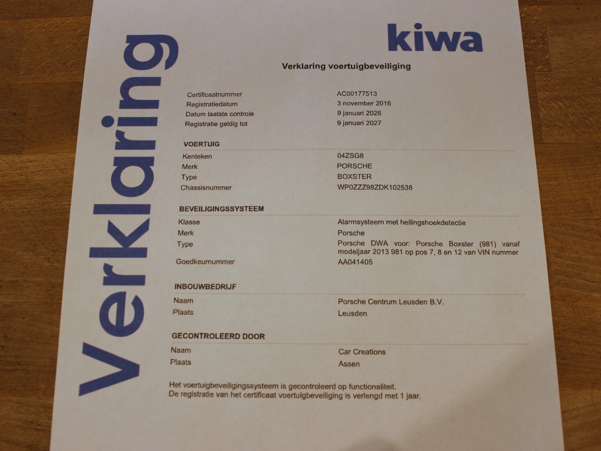 Hoofdafbeelding Porsche Boxster