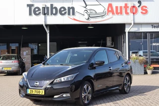 Hoofdafbeelding Nissan Leaf Nissan LEAF N-Connecta 40 kWh 85% SOH, 360 Camera, Navigatie, Stoelverwarming, Lederen interieur, Climate control