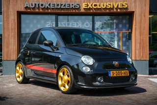Fiat 500 1.4 T-Jet Abarth Turismo 595 Clima Leer Xenon Sportstoelen 17”LM Automaat!