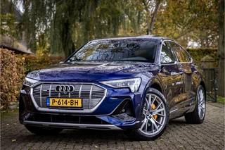 Hoofdafbeelding Audi e-tron Audi e-tron Sportback 50 Quattro S edition Panorama Matrix 21" Bang & Olufsen ACC