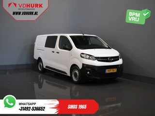 Opel Vivaro 2.0 CDTI 125 pk DC Dubbel Cabine Carplay/ 6 Pers./ Cruise/ Camera/ PDC V+A/ Trekhaak/ NL Auto