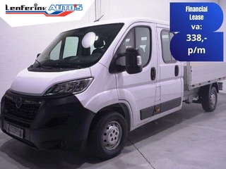 Opel Movano 2.2d 140 pk Pick Up / Open Laadbak Dubbel Cabine 7p Airco, Cruise Control, LxBxH 280x210x40 cm