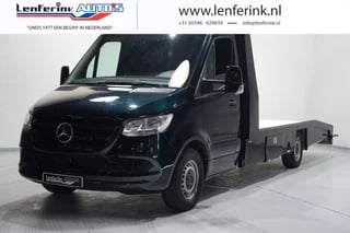 Mercedes-Benz Sprinter 316 CDI 163 pk Autotransporter Luchtvering Trekhaak 3.500 kg, Bumper in Kleur, Zwarte Grille, 2-Zits