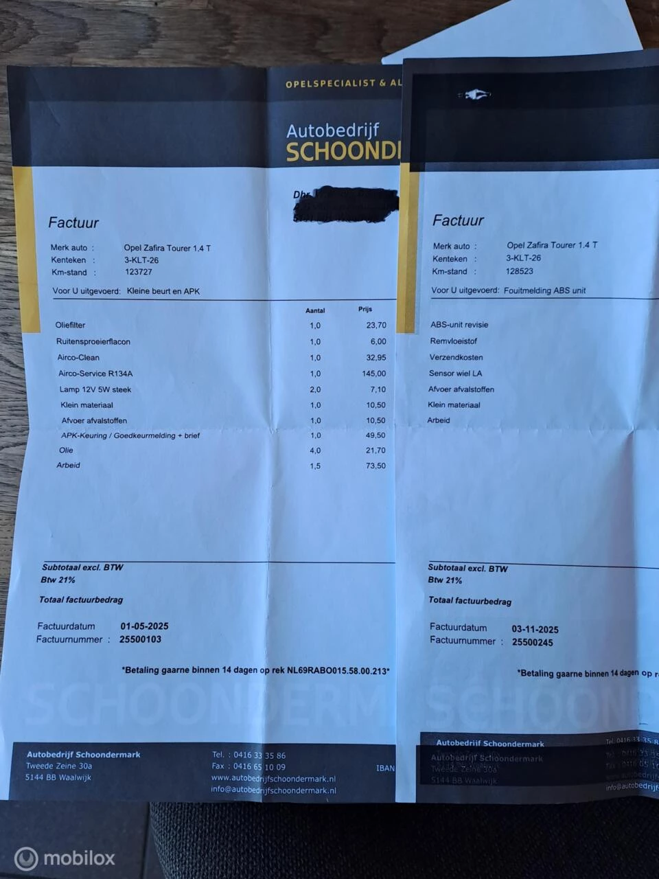 Hoofdafbeelding Opel Zafira