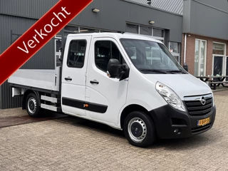 Opel Movano 2.3 CDTI DC Pick-up Open laadbak Dubbele cabine Airco Cruise control Trekhaak 2500 trekgewicht Navigatiesysteem Telefoonvoorbereiding 6 persoons pick-up p-up Euro 6