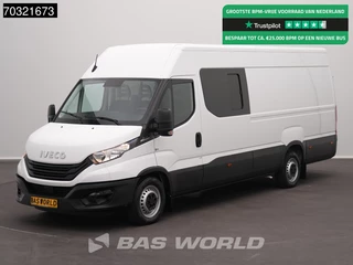 Iveco Daily 35S16 Dubbel Cabine Automaat L3H2 3,5t Trekhaak Airco Camera Parkeersensoren Euro6 L3 DC Doka Mixto Airco Trekhaak