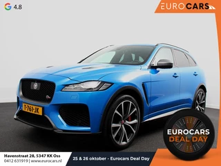 Hoofdafbeelding Jaguar F-PACE Jaguar F-PACE 5.0 V8 AWD SVR 551 pk Panorama dak | Meridian sound | Premium Pack | Light Pack | ACC | Leder | ADS |360 Camera