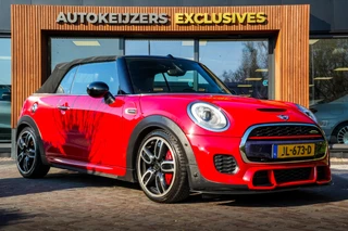 Mini Mini Cabrio 2.0 John Cooper Works Chili Open Dak Adapt. Cruise Harman/Kardon Leder AC Schnitzer