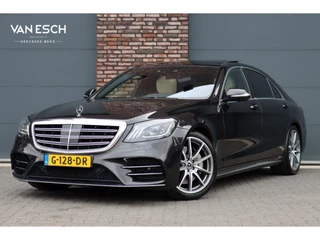 Mercedes-Benz S-Klasse 560 4MATIC Lang AMG Line Premium+ | V8 | Distronic+ | Panoramadak | Memory | Burmester | Stoelventilatie | Soft-Close | HUD | Surround Camera | Keyless Go | Zonweringspakket |
