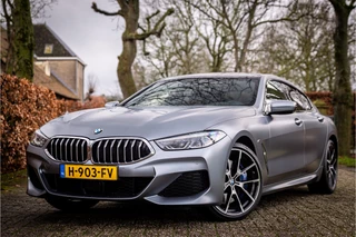 BMW 8 Serie Gran Coupé 840i xDrive M Sport Frozen Grey Individual Achterasbesturing Soft Close Laser Panorama