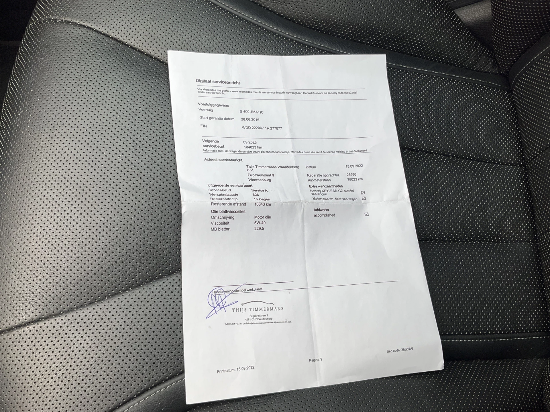 Hoofdafbeelding Mercedes-Benz S-Klasse