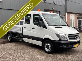 Mercedes-Benz Sprinter 314 2.2 CDI 432 DC Airco Cruise controle Trekhaak 3500kg trekgewicht 6-Persoons open laadbak Pick-up Euro 6  P-up bakwagen