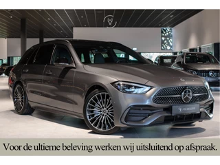 Mercedes-Benz C-Klasse Estate 300 d AMG Night|ACC|Keyless|360°|Stoelkoeling|Pano|Standkachel|Sfeerverlichting|19"|LED|Trekhaak