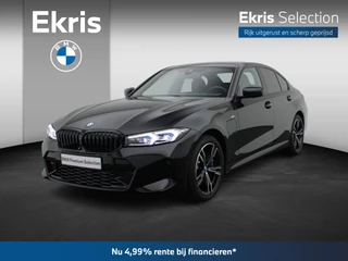 BMW 3 Serie Sedan 320e M Sportpakket | Travel Pack | Innovation Pack | Entertainment Pack | Stuurwielrand verwarmd | Trekhaak | Schuifdak | 18'' | Ekris Selection