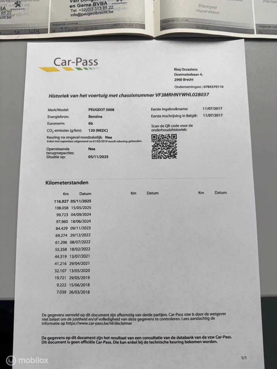 Hoofdafbeelding Peugeot 5008