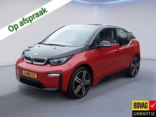 BMW i3 Executive Edition 120Ah 42 kWh (170 PK) 2e-Eig, BMW-Dealer-Onderh, 12-Mnd-BOVAG, NL-Auto, Leer, Panoramadak,  Warmtepomp, Navigatie, Achteruitrijcamera, Adaptieve-Cruisecontrol, Keyless-Start, Parkeersensoren-V+A, Bluetooth, DAB, Stoelverwarming, Licht-Zicht-Pakket, Lm-Velgen-20Inch, Privacy-Glas