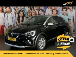 Renault Captur 1.0 TCe 90 Intens - Occasion Lease vanaf €529 p/m - Dealer onderhouden - Rondom camera - Dodehoek -