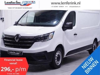 Renault Trafic 2.0 dCi 110 pk L2H1 Comfort Airco, va 296,- p/mnd Cruise Control, Laadruimte Pakket, PDC achter, NAP, 3-Zits