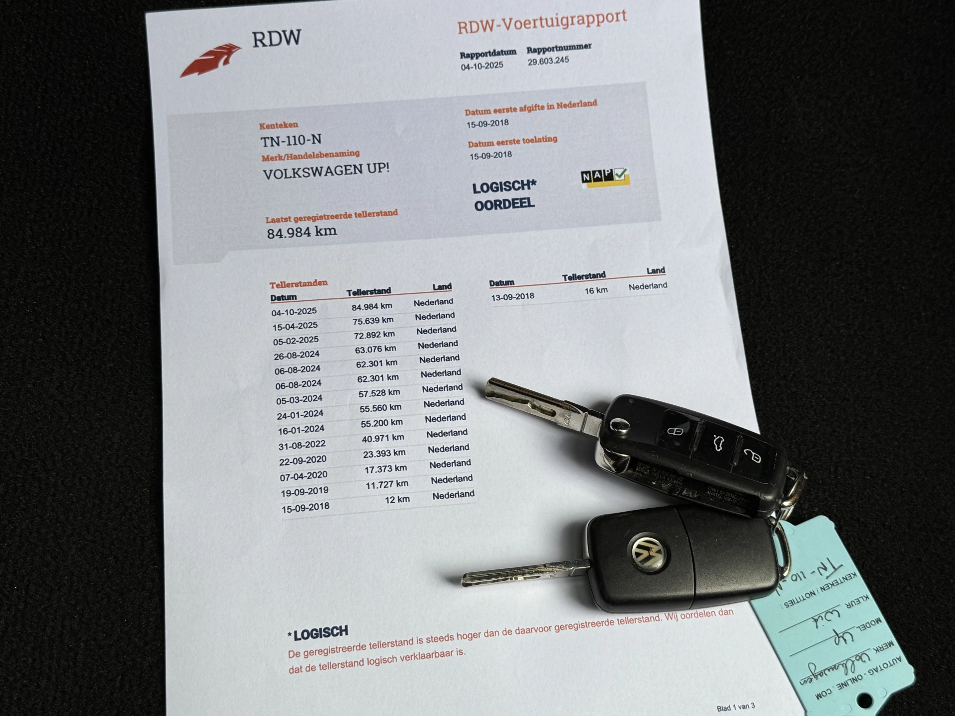 Hoofdafbeelding Volkswagen up!