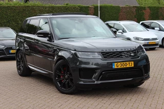 Land Rover Range Rover Sport 2.0 P400e Autobiography Dynamic / Panoramadak / 360Camera / Luxe Leder / 21'' / Luchtvering / Laser LED / Keyless / Meridian / Stoelmassage / Stuur+Stoelverwarming / Stoelventilatie / Dodehoek / DAB / Cruise Control / Alcan