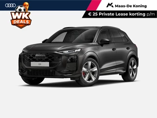 Audi Q3 1.5 200kW e-hybrid S edition 272 PK · Tech pro · Trekhaak elek. wegklapbaar · Glazen panoramadak