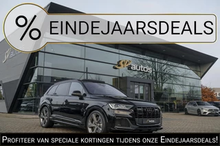 Audi Q7 55 TFSIe 380pk Quattro Panoramadak Luchtvering RS-Leder ACC BlackOptic VirtualCockpit Navi-High Matrix Keyless Camera 22''