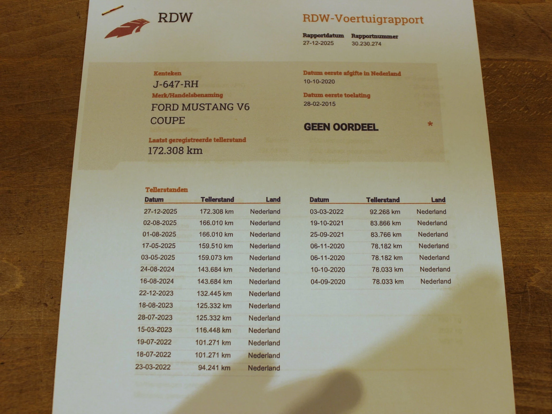 Hoofdafbeelding Ford Mustang