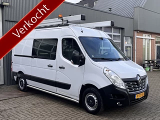 Renault Master T35 2.3 dCi L2H2 Omvormer Kastinrichting Laadkraan Werkplaats Stratenmakersbus Bott Ladekasten Bedrijfswageninrichting Airco Trekhaak Omvormer Imperial 1e eigenaar Euro 6 Inrichting