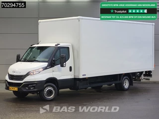 Iveco Daily 72C21 3.0L Laadklep Automaat Bakwagen Dubbellucht 210PK Airco Cruise D'Hollandia Euro6 Meubelbak Koffer 36m3 Airco Cruise control
