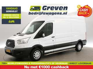 Ford Transit 310 2.2 TDCI L3H3 | MARGE! | Airco | Camera | Cruise | Navigatie | 3 Persoons | Sidebars