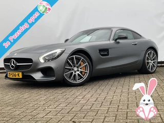 Hoofdafbeelding Mercedes-AMG GT Mercedes-AMG GT 4.0 S TURBO 510pk Frozen-Grey Pano. Keramic Burmester