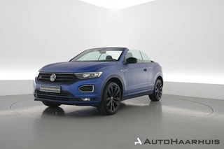 Volkswagen T-Roc Cabrio 1.5 TSI R-Line Edition Blue "MAT Ravenna Blue" DSG | 794/800 | Leder | Digi. Cockpit |  Stoel- Stuurverw. | Camera | Adapt. Cruise | Keyless | CarPlay
