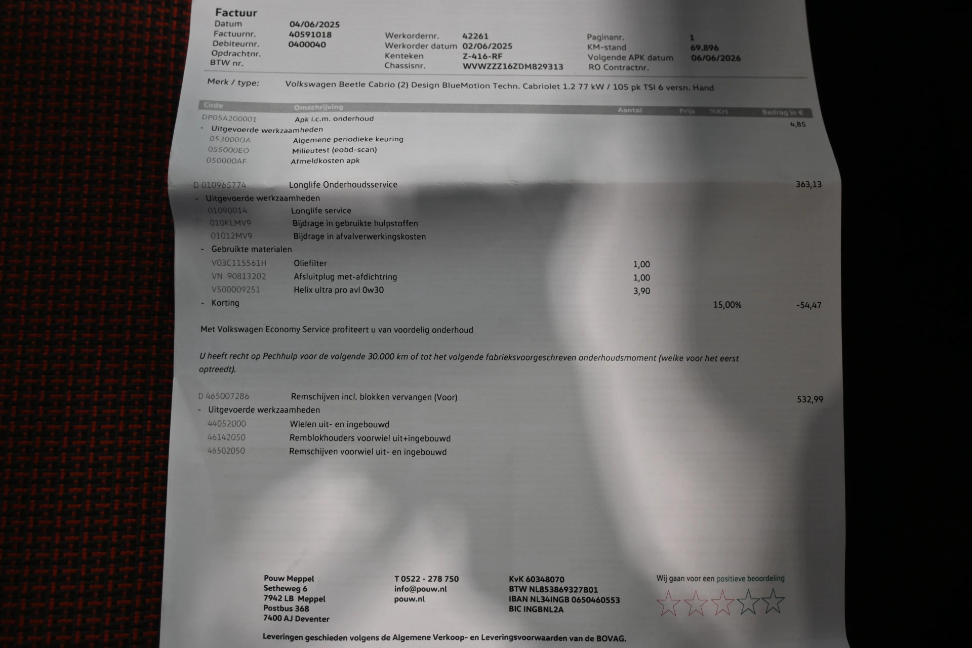 Hoofdafbeelding Volkswagen Beetle