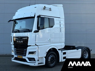 MAN TGX 18.470 GX 4X2 BLS Standkachel Standklima Rema Koelkast Sideskirts Lederen bekleding