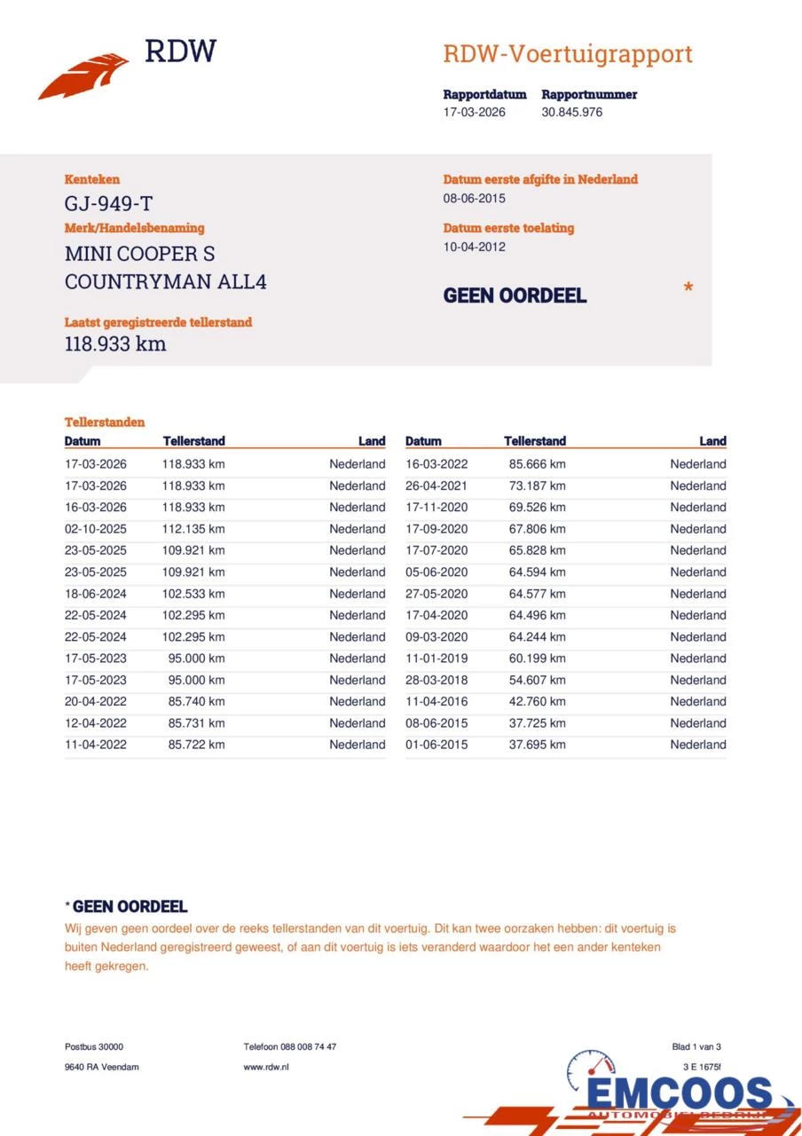 Hoofdafbeelding MINI Countryman