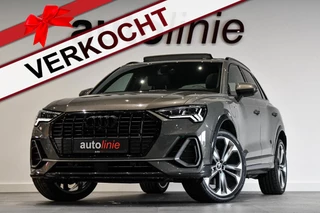 Audi Q3 45 TFSI e S-Line. Pano, ACC, Memory, 360, Leder, Keyless, Dodeh, B&O, Sfeer, Matrix, CarPlay!