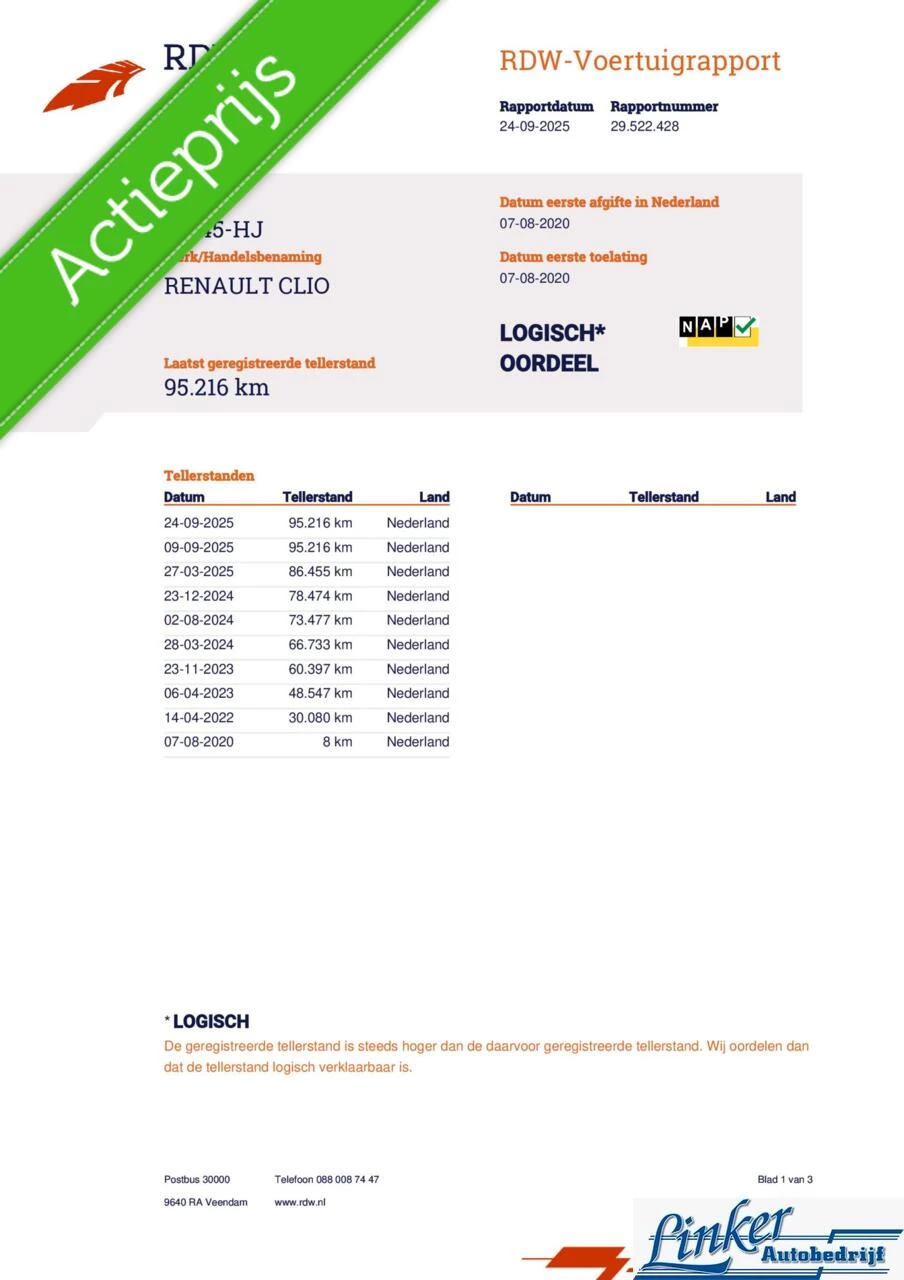 Hoofdafbeelding Renault Clio