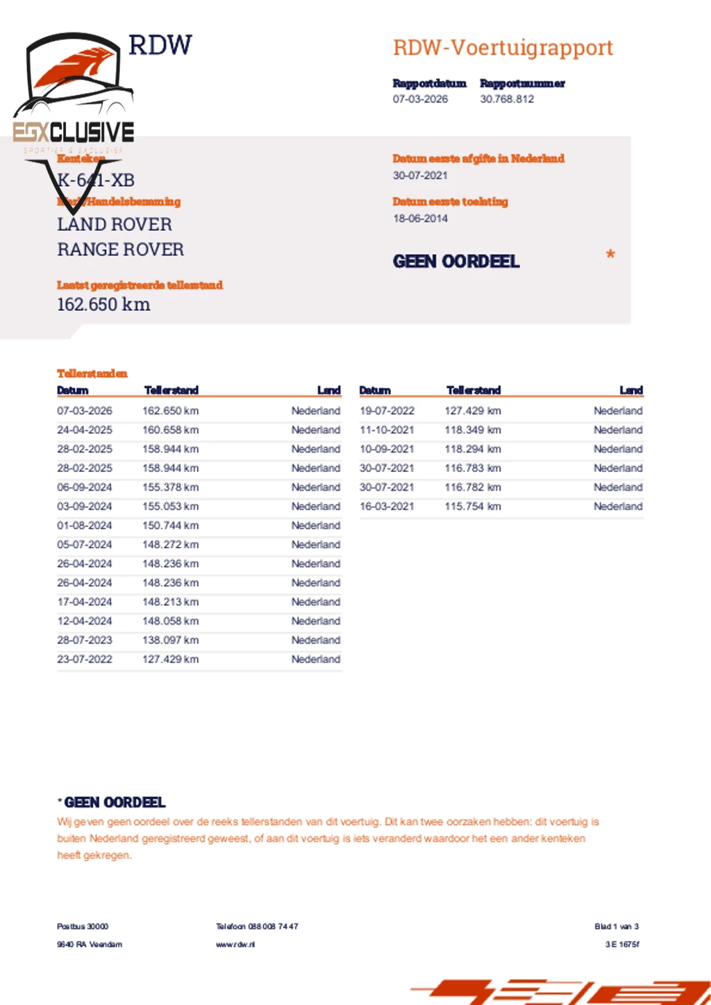 Hoofdafbeelding Land Rover Range Rover Sport