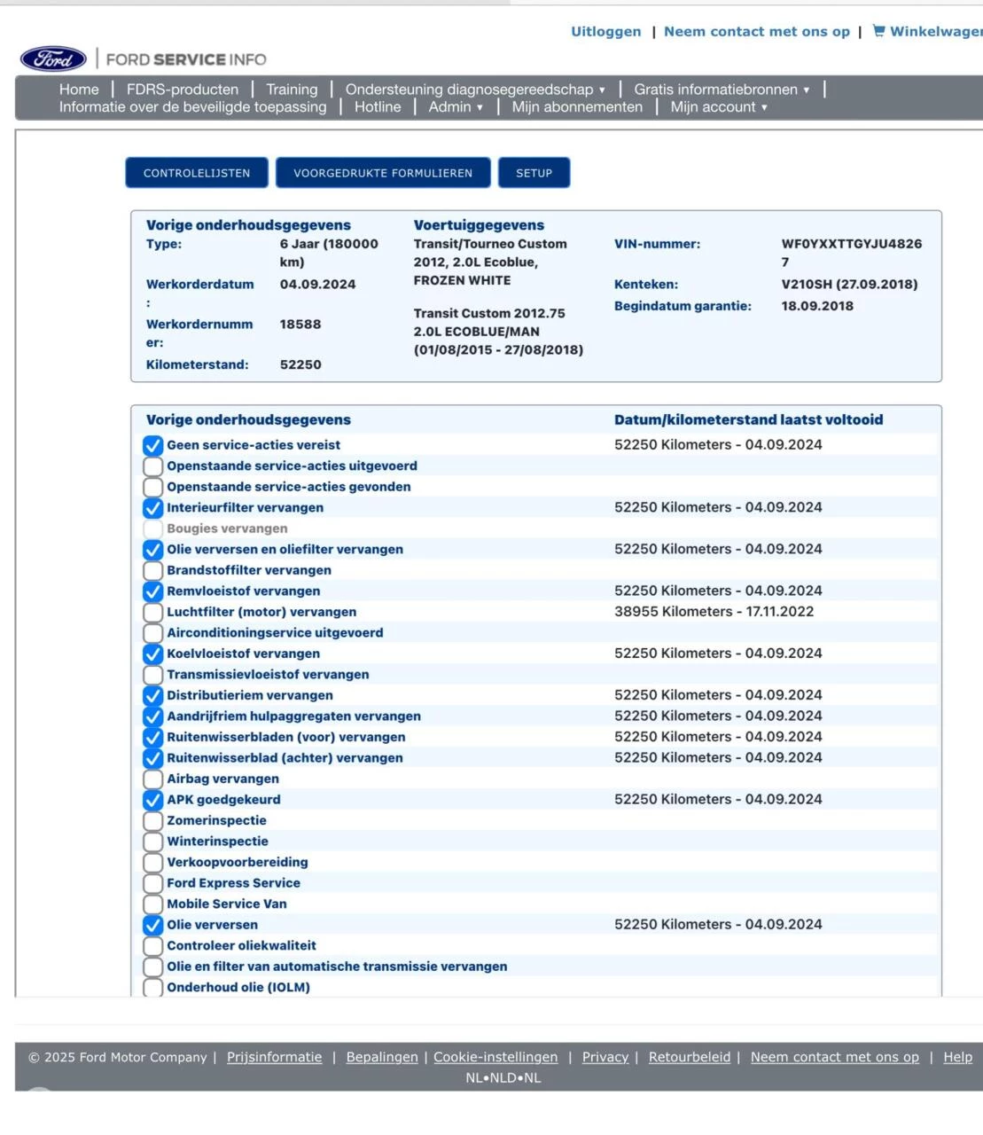 Hoofdafbeelding Ford Transit Custom