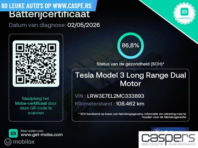 Hoofdafbeelding Tesla Model 3