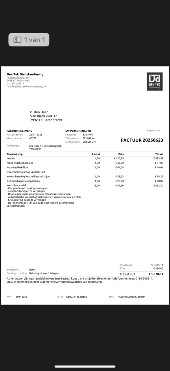 Hoofdafbeelding Volvo V70