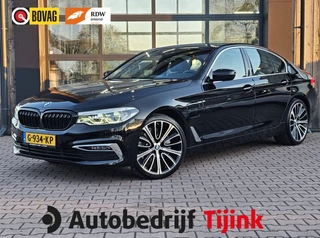 BMW 5 Serie 530e iPerformance eDrive Edition | LED | Trekhaak | Stoelverwarming | Park Assist | Leder | M-Sport stuur | LMV 20" | Zwarte hemel |