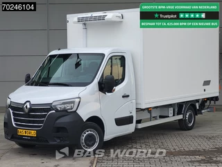 Renault Master 165PK Laadklep Koelwagen Thermo King V-200 MAX 230V stekker -15 Koeler Vries Kühlwagen Kühlkoffer 17m3 Airco Cruise control