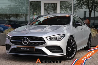Mercedes CLA Coupé 180 AMG-Line 136pk | Carplay | Cruise | Climate | Navigatie | Sfeer | Stoelverwarming | Camera | Virtual