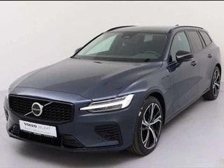 Volvo V60 2.0 T8 Plug-in hybrid AWD Plus Dark ** LEDER, PANO, 360gr, 19-inch LMV, WINTER, MEMORY ** 1e EIG - UNFALLFREI ** ** INFORMEER OOK NAAR ONZE AANTREKKELIJKE FINANCIAL-LEASE TARIEVEN **