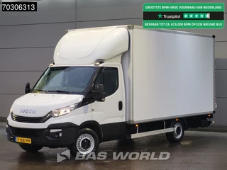 Iveco Daily 35S18 3.0L 1000KG Laadklep  Lat om Lat  Zijdeur Bakwagen Airco Cruise Camera D'Hollandia APK 07-2026 Euro6 Meubelbak Koffer Airco Cruise control