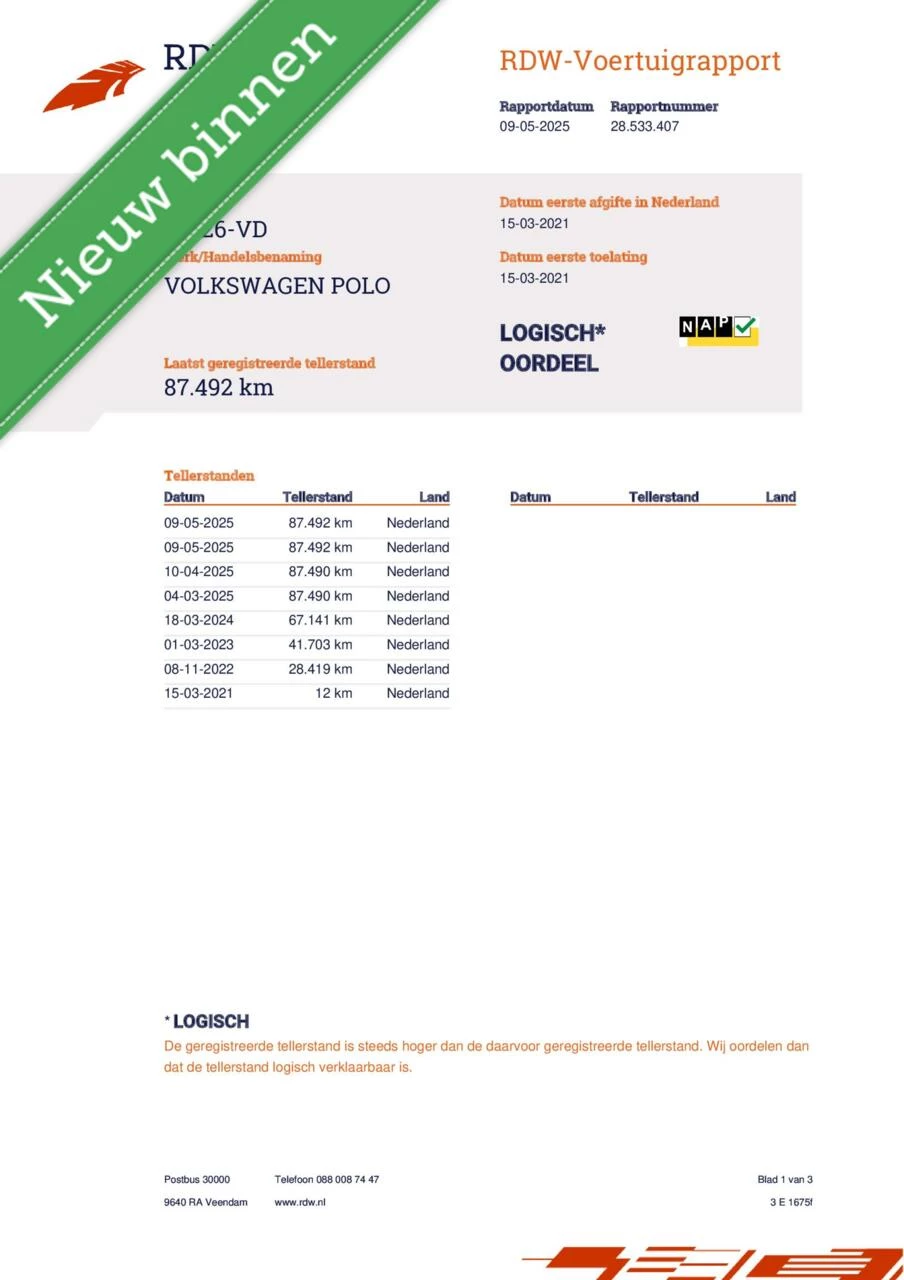 Hoofdafbeelding Volkswagen Polo
