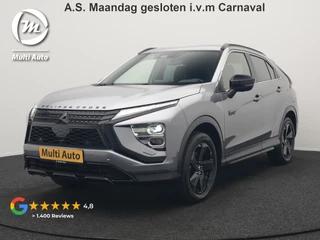 Mitsubishi Eclipse Cross 2.4 Black Edition Plug In Hybrid 188pk Dealer O.H. PHEV | Trekhaak Afn. | Adaptive Cruise | 360 Camera | Alcantara Sportstoelen & Stuur Verwarmd | Apple Carplay | Navigatie Via TomTom | Keyless | Blis | DAB |