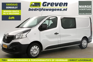 Renault Trafic 1.6 dCi T29 L2H1 Marge | Dubbele Cabine 5 Persoons Airco Cruise Navigatie PDC Elektrpakket