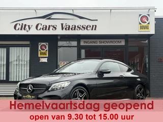 Mercedes-Benz C-Klasse Coupé 200 AMG Line night pakket 184 pk pano navi climate ctr cruise ctr camera Burmester Keyl-go leder lmv 18 inch dealer onderhouden
